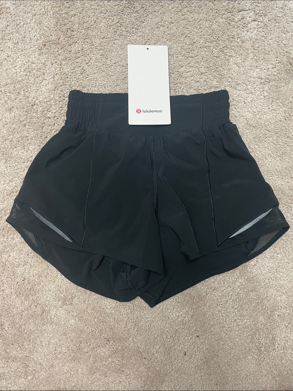 lululemon athletica Black Women's Athletic Run Shorts